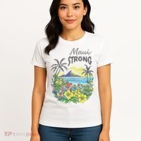 Maui Strong Fundraiser Helping Wildfires On Maui Women's T-Shirt thumb 4