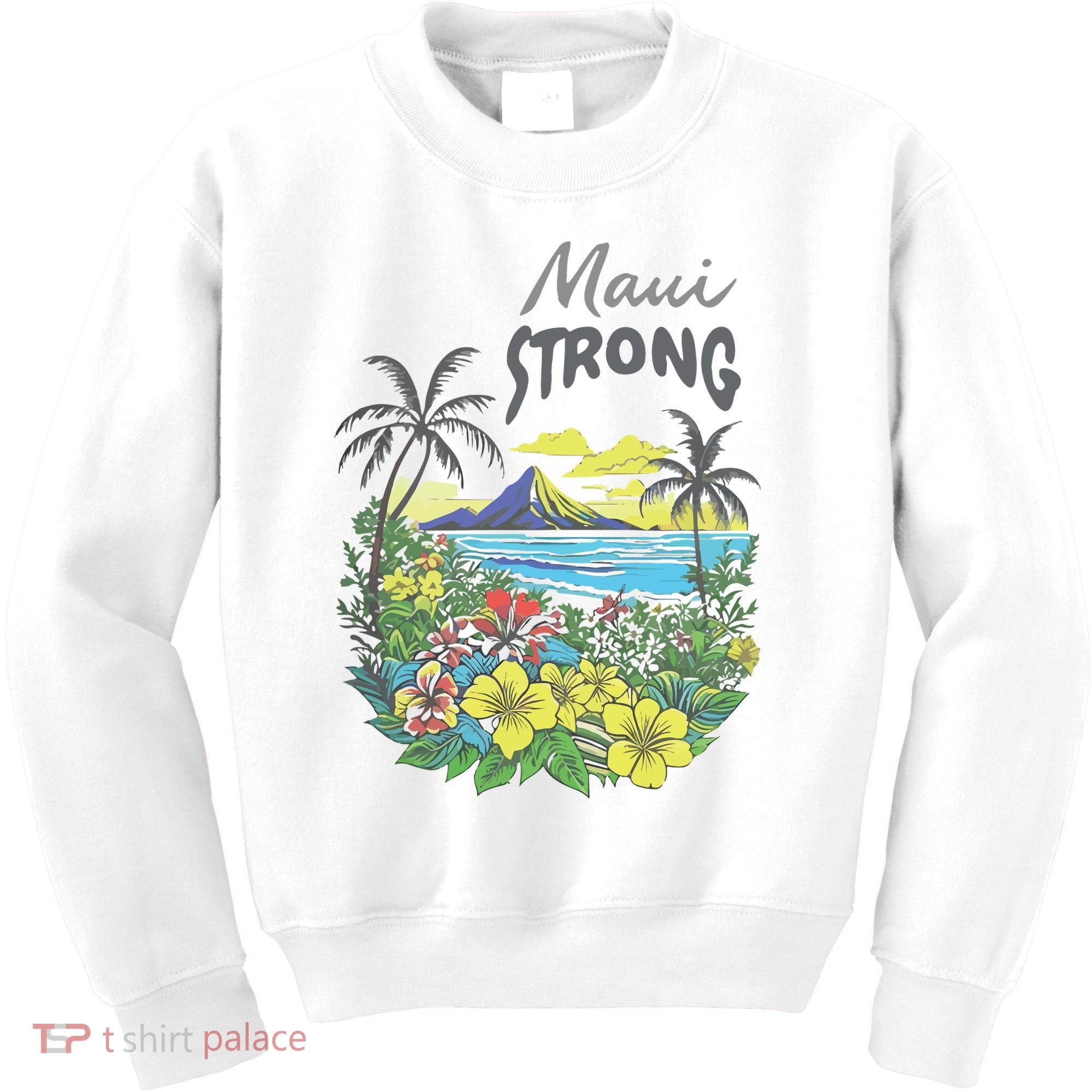 Maui Strong Fundraiser Helping Wildfires On Maui Kids Sweatshirt