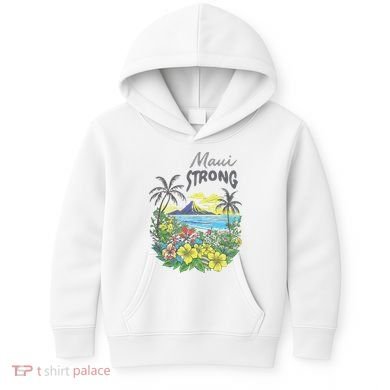 Maui Strong Fundraiser Helping Wildfires On Maui Kids Hoodie