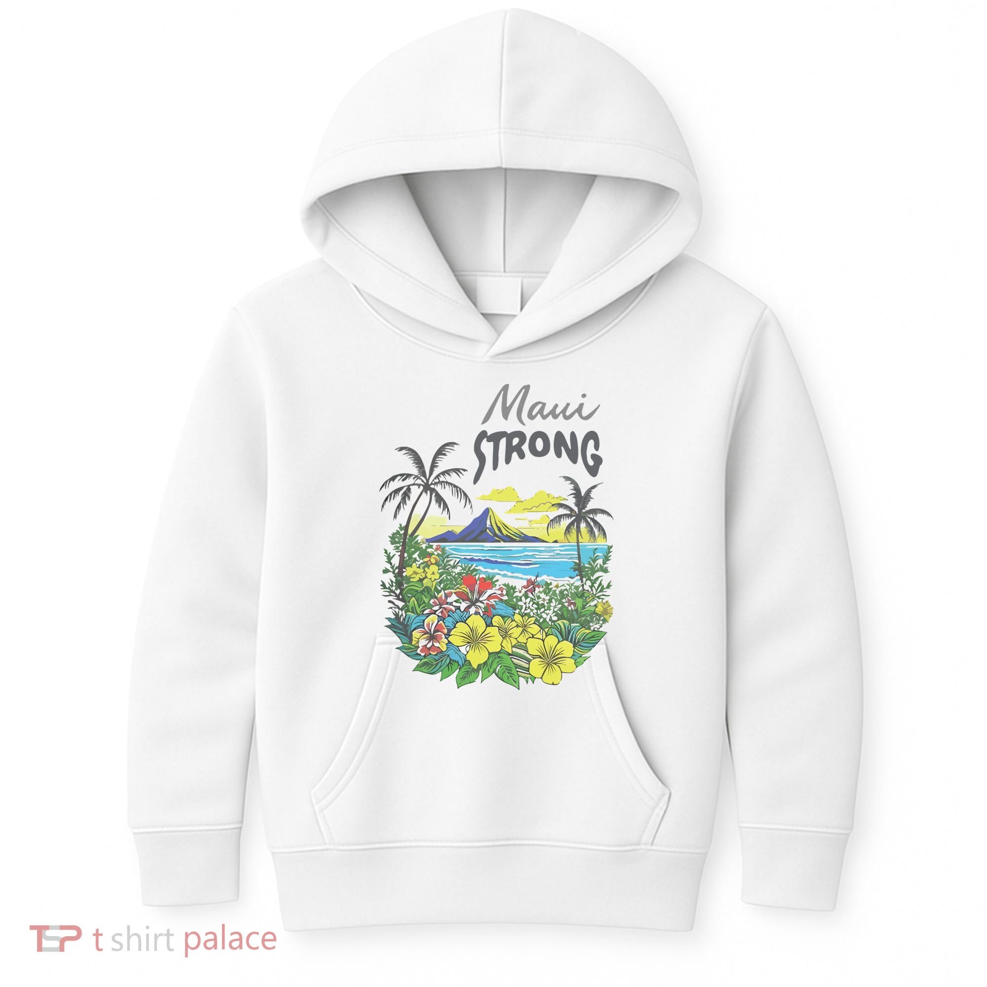 Maui Strong Fundraiser Helping Wildfires On Maui Kids Hoodie
