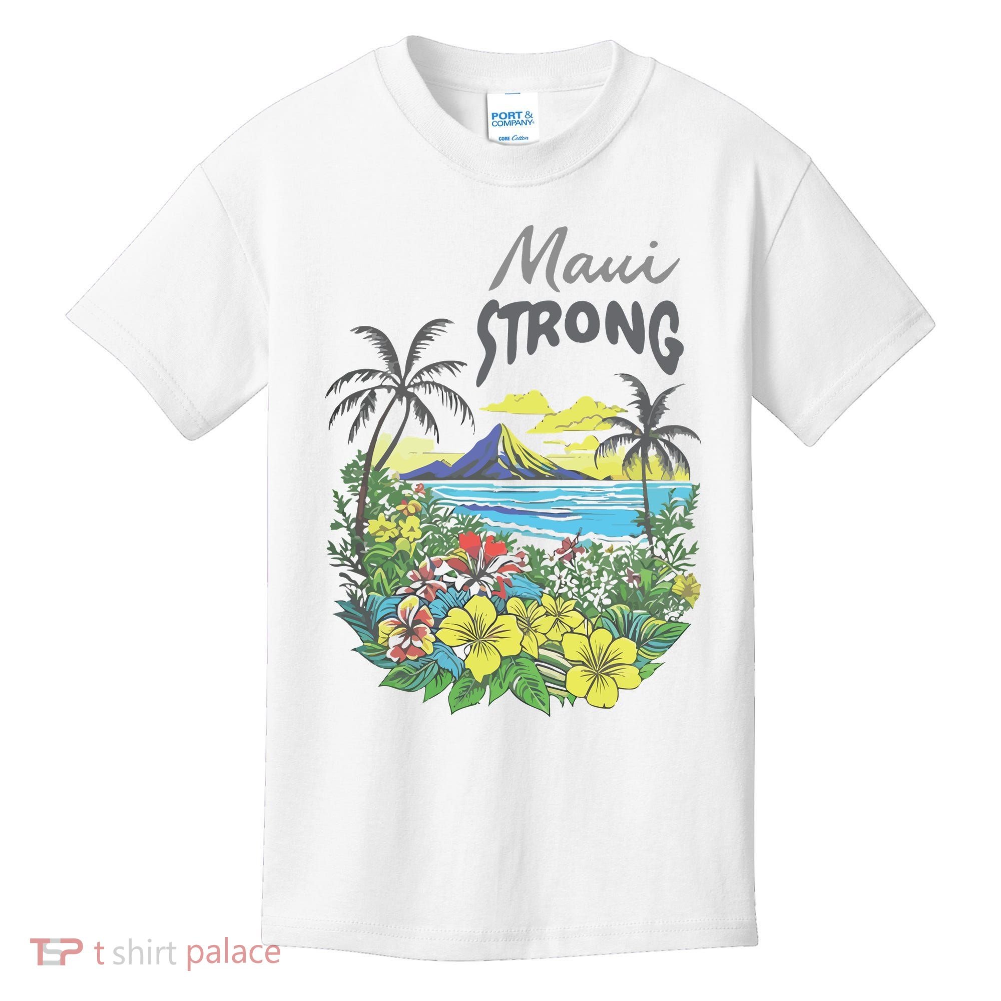Maui Strong Fundraiser Helping Wildfires On Maui Kids T-Shirt