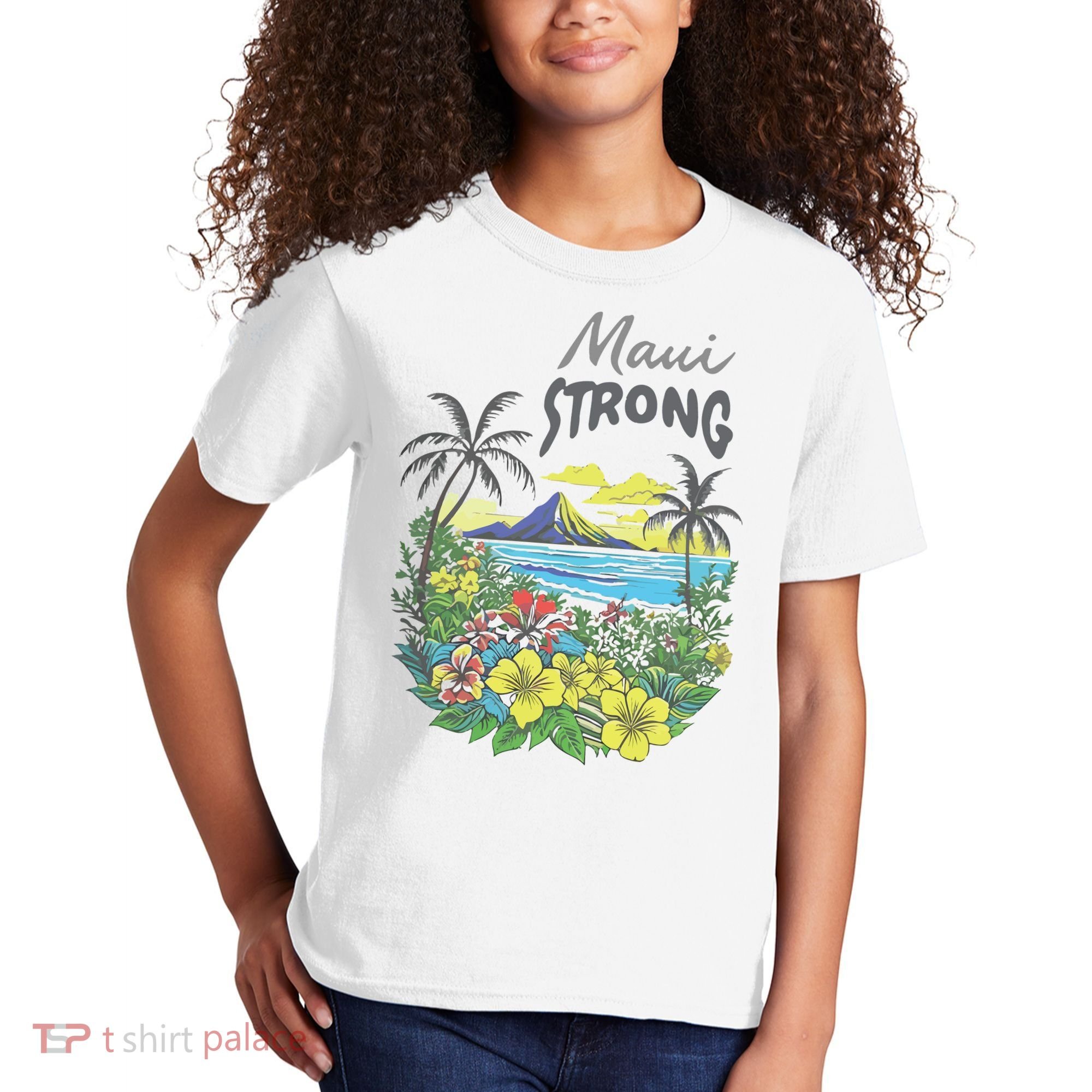 Maui Strong Fundraiser Helping Wildfires On Maui Kids T-Shirt