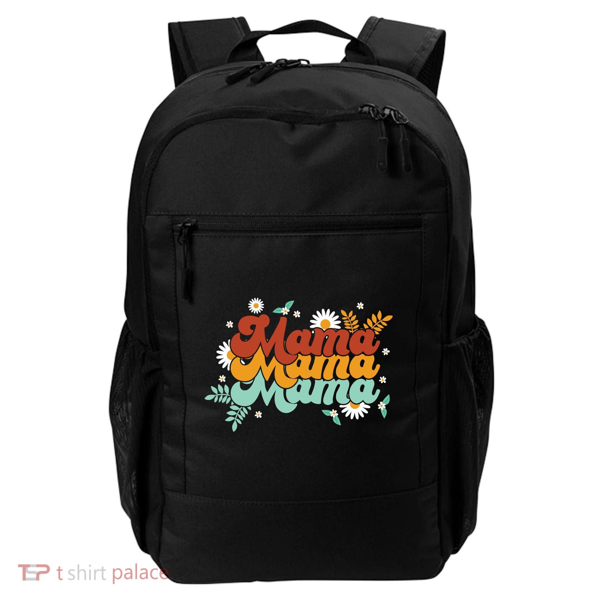 Mama Spring Floral Cute Mom Gift Backpack