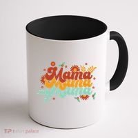 Mama Spring Floral Cute Mom Gift Coffee Mug thumb 1