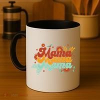 Mama Spring Floral Cute Mom Gift Coffee Mug thumb 4