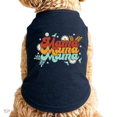 Mama Spring Floral Cute Mom Gift Doggie Tank