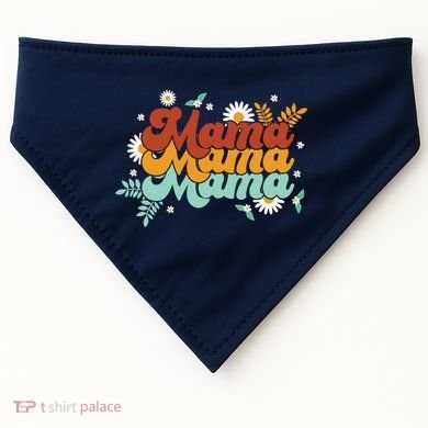 Mama Spring Floral Cute Mom Gift USA-Made Doggie Bandana