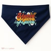 Mama Spring Floral Cute Mom Gift USA-Made Doggie Bandana thumb 0