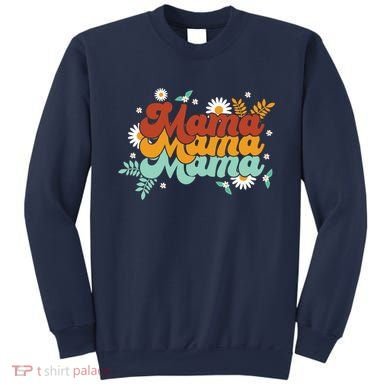 Mama Spring Floral Cute Mom Gift Sweatshirt