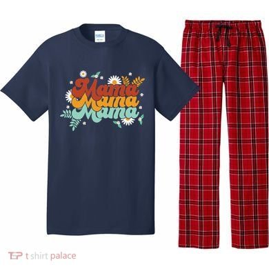 Mama Spring Floral Cute Mom Gift Pajama Set
