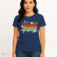 Mama Spring Floral Cute Mom Gift Women's T-Shirt thumb 4