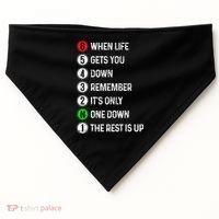 Motorcycle Shift Funny Saying Motocross Motorbike Biker Gift USA-Made Doggie Bandana thumb 0