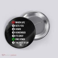 Motorcycle Shift Funny Saying Motocross Motorbike Biker Gift Button thumb 0