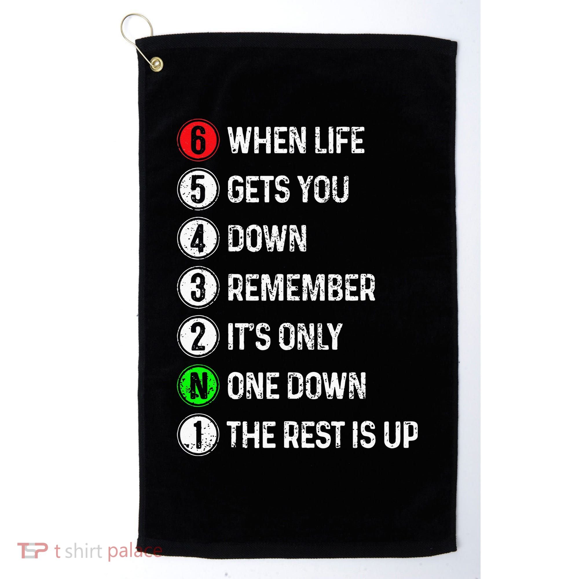 Motorcycle Shift Funny Saying Motocross Motorbike Biker Gift Golf Towel