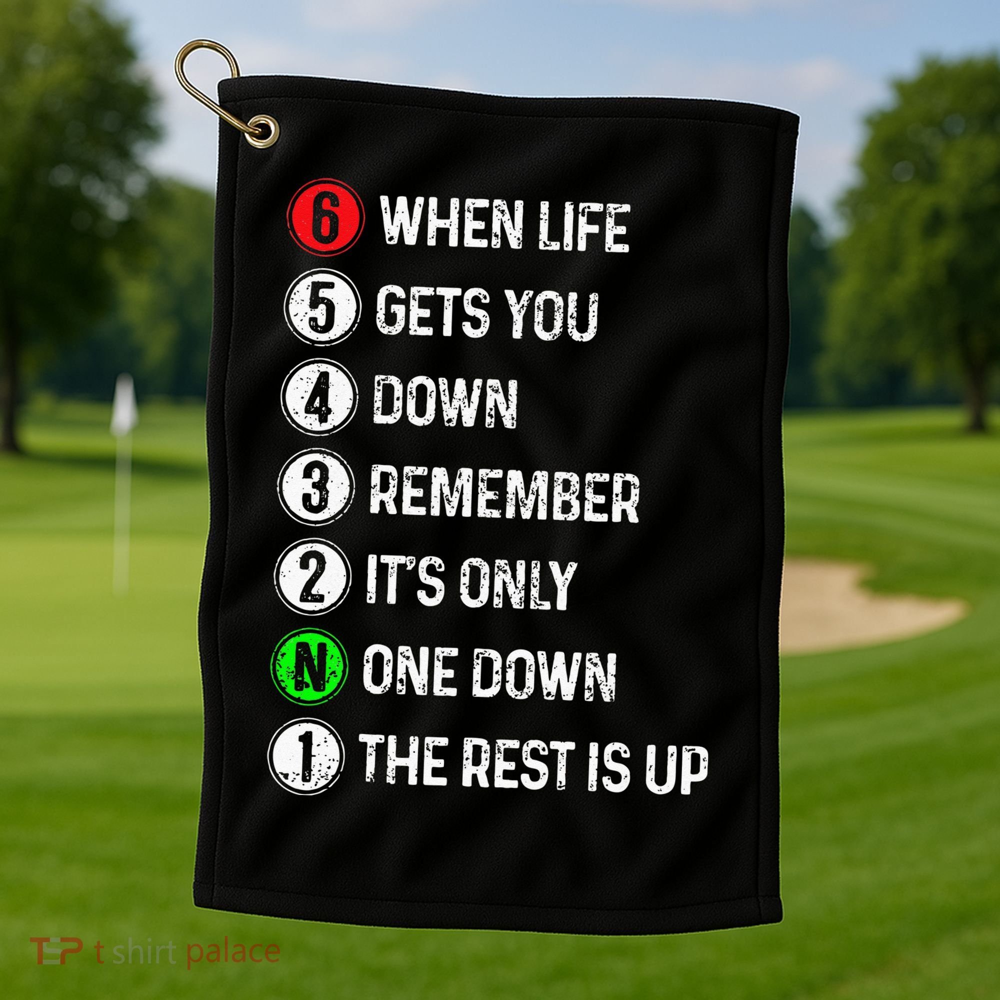 Motorcycle Shift Funny Saying Motocross Motorbike Biker Gift Golf Towel