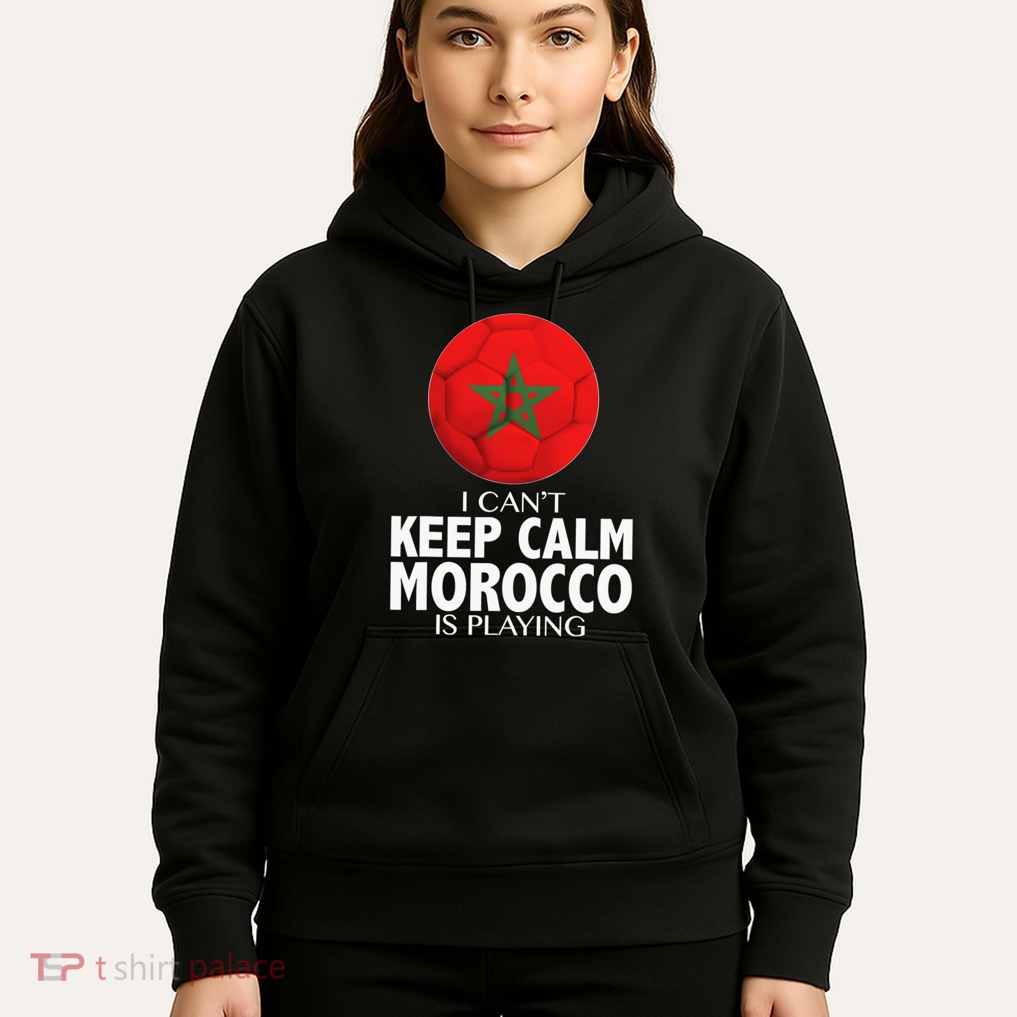 Morocco Soccer Football I Can't Keep Calm Morocco Is Playing Hoodie
