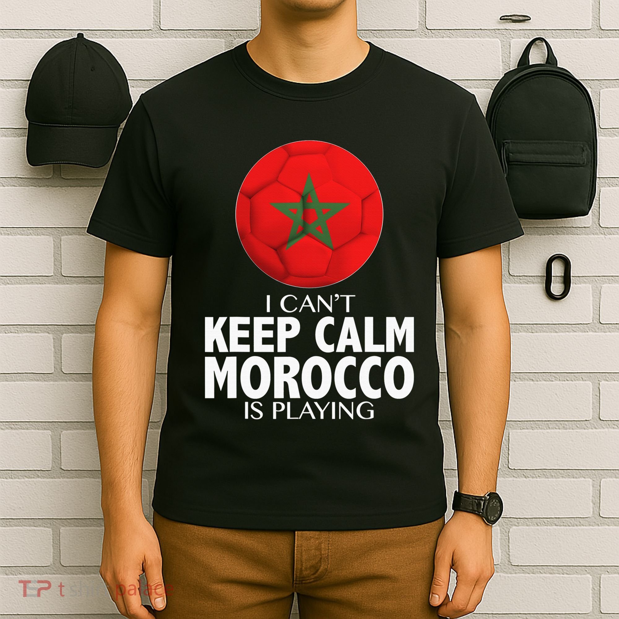 Morocco Soccer Football I Can't Keep Calm Morocco Is Playing T-Shirt