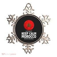 Morocco Soccer Football I Can't Keep Calm Morocco Is Playing Ornament thumb 0