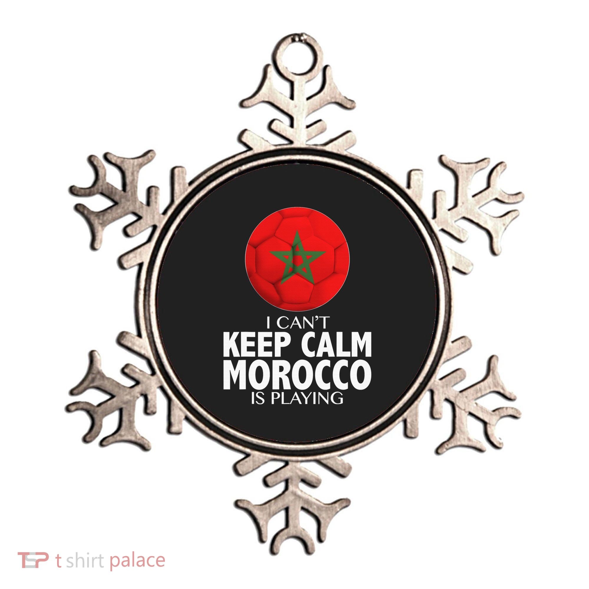 Morocco Soccer Football I Can't Keep Calm Morocco Is Playing Ornament