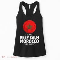 Morocco Soccer Football I Can't Keep Calm Morocco Is Playing Women's Tank Top thumb 0