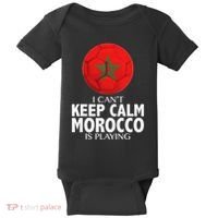 Morocco Soccer Football I Can't Keep Calm Morocco Is Playing Baby Bodysuit thumb 0