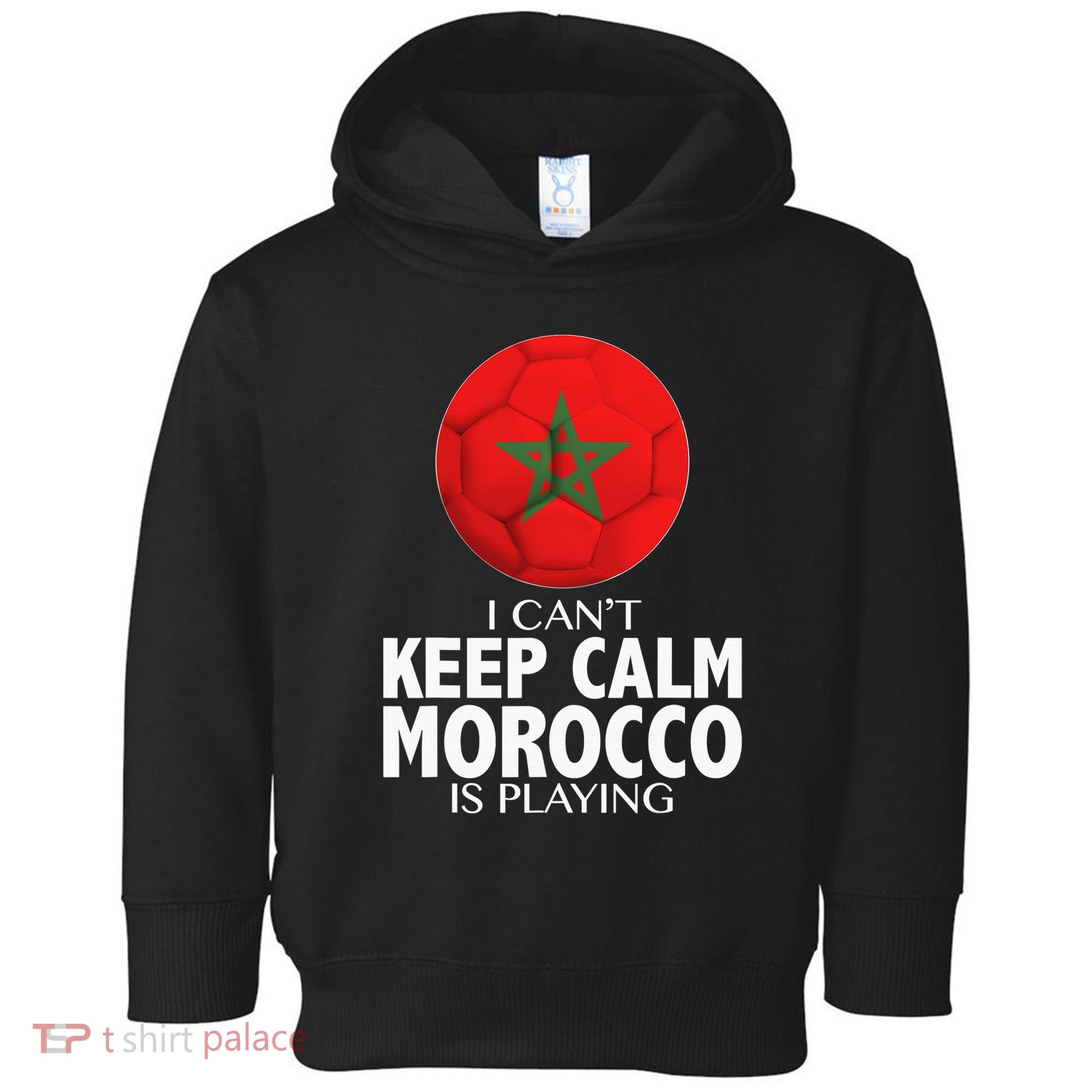 Morocco Soccer Football I Can't Keep Calm Morocco Is Playing Toddler Hoodie