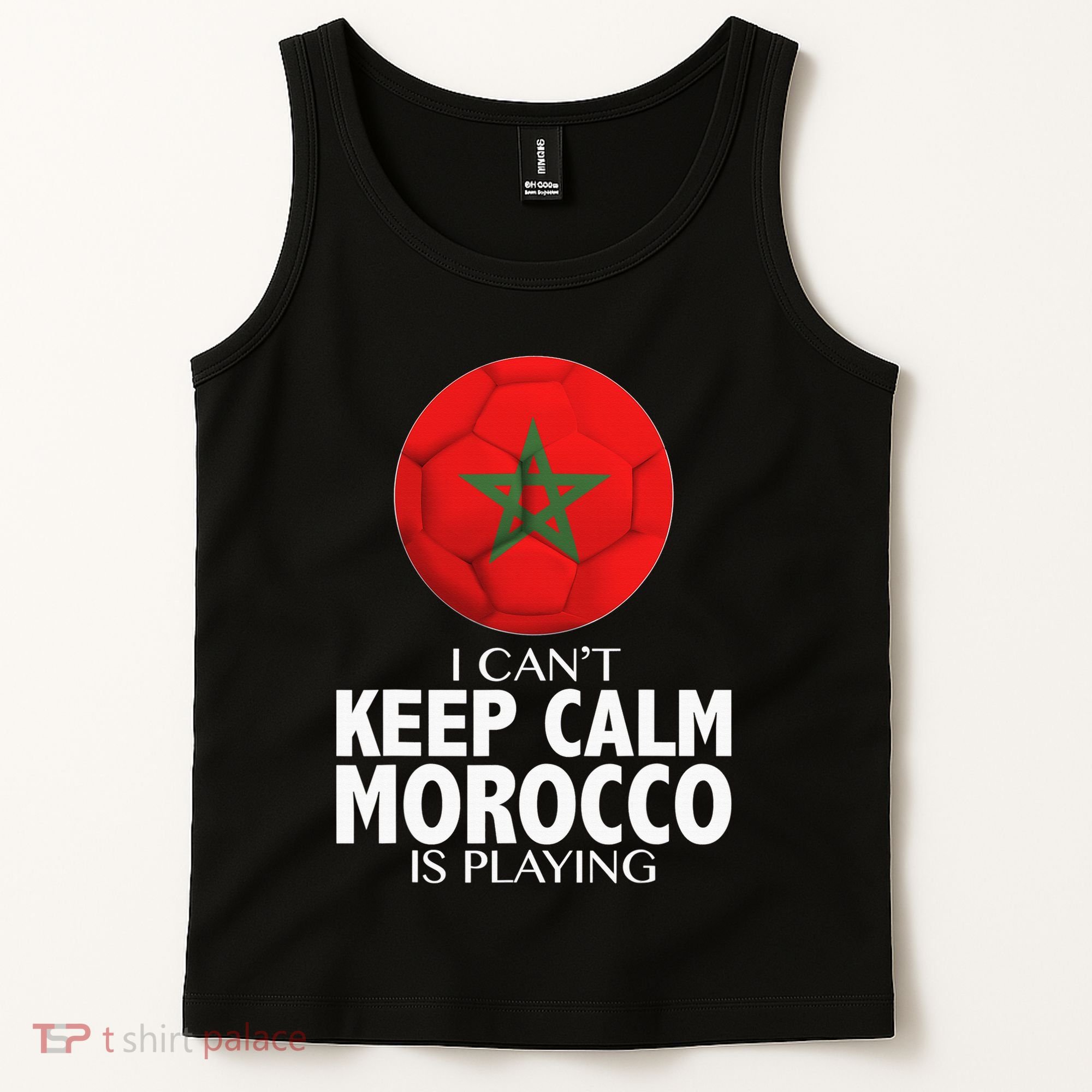 Morocco Soccer Football I Can't Keep Calm Morocco Is Playing Tank Top