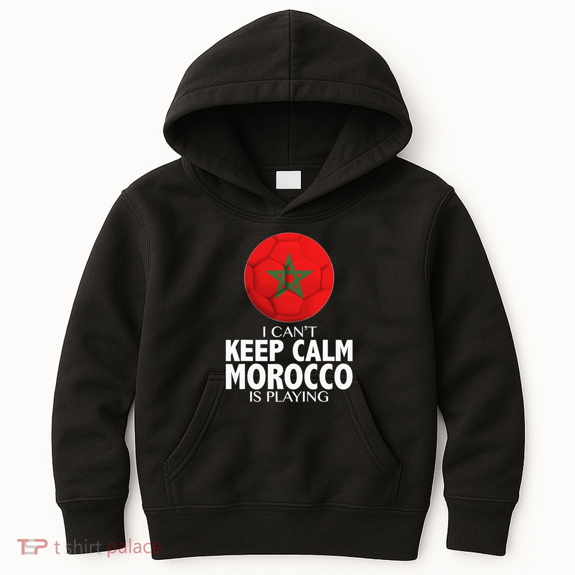 Morocco Soccer Football I Can't Keep Calm Morocco Is Playing Kids Hoodie