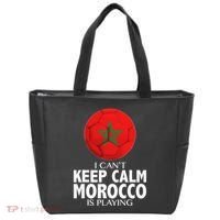Morocco Soccer Football I Can't Keep Calm Morocco Is Playing Tote Bag thumb 0