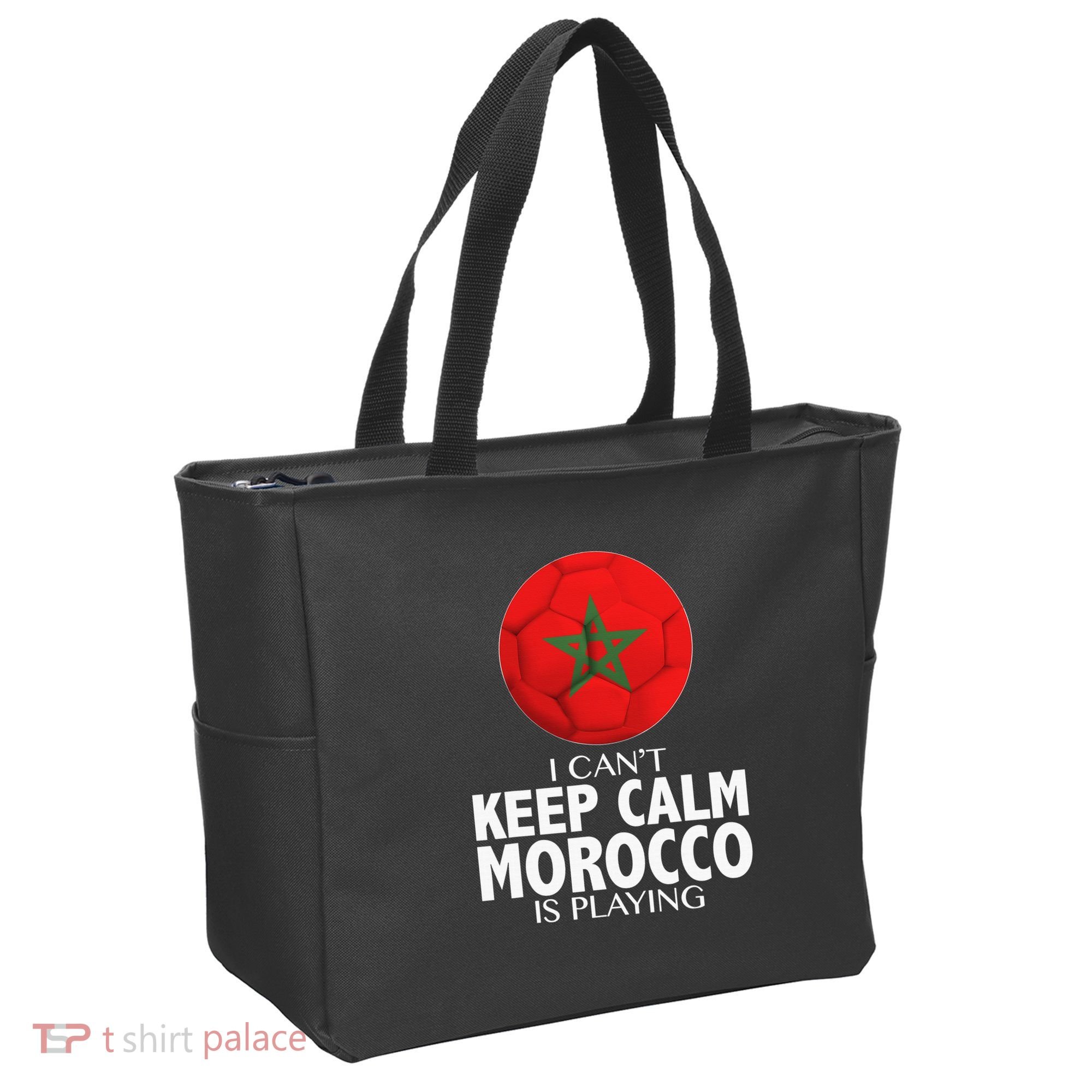 Morocco Soccer Football I Can't Keep Calm Morocco Is Playing Tote Bag