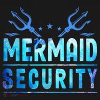 Mermaid Security Funny Dad Mermaid Family Mermaid Squad Women's Hoodie thumb 2