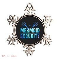 Mermaid Security Funny Dad Mermaid Family Mermaid Squad Ornament thumb 0