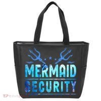 Mermaid Security Funny Dad Mermaid Family Mermaid Squad Tote Bag thumb 0