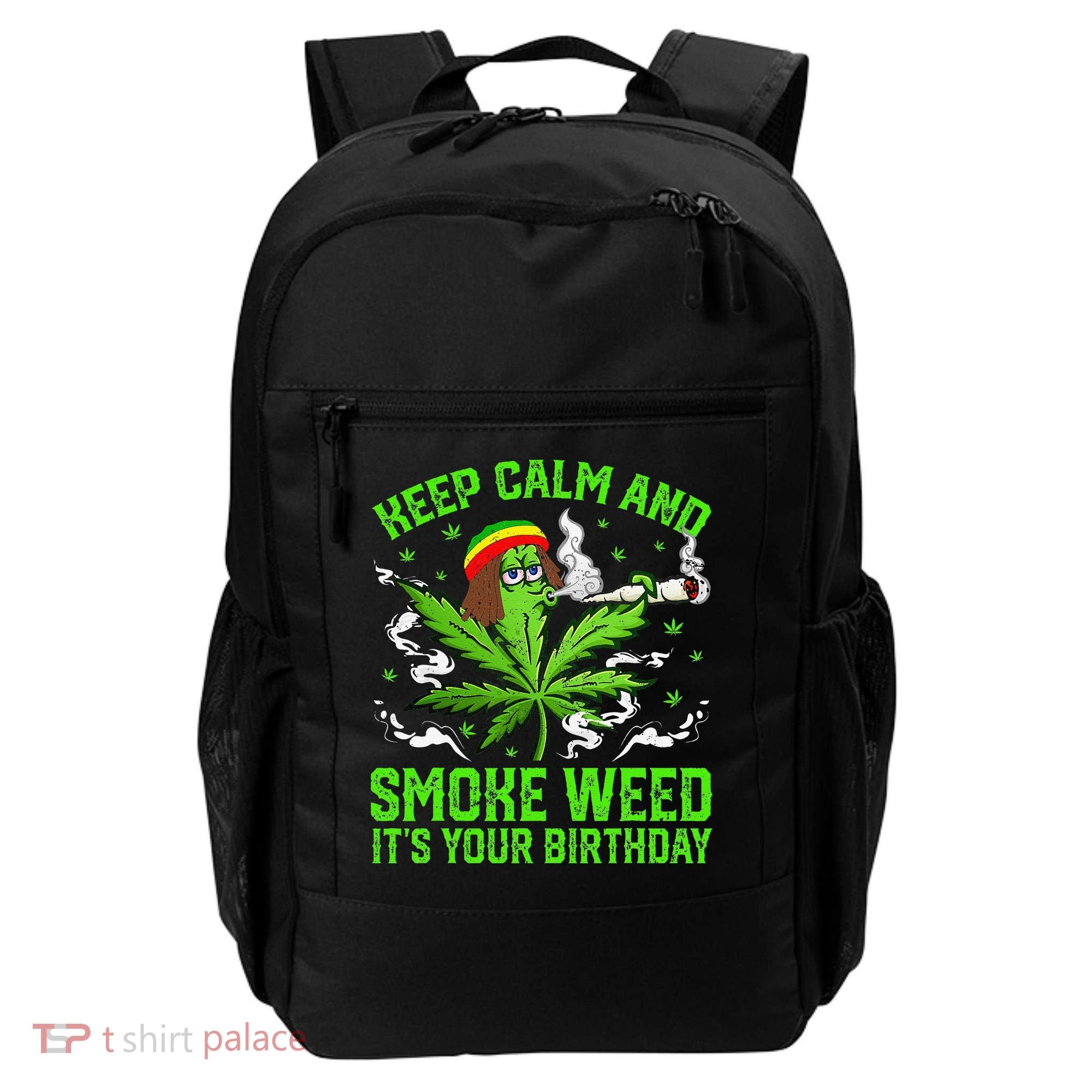 Marijuana Smoker Funny Weed Birthday Party Cannabis Stoner Backpack