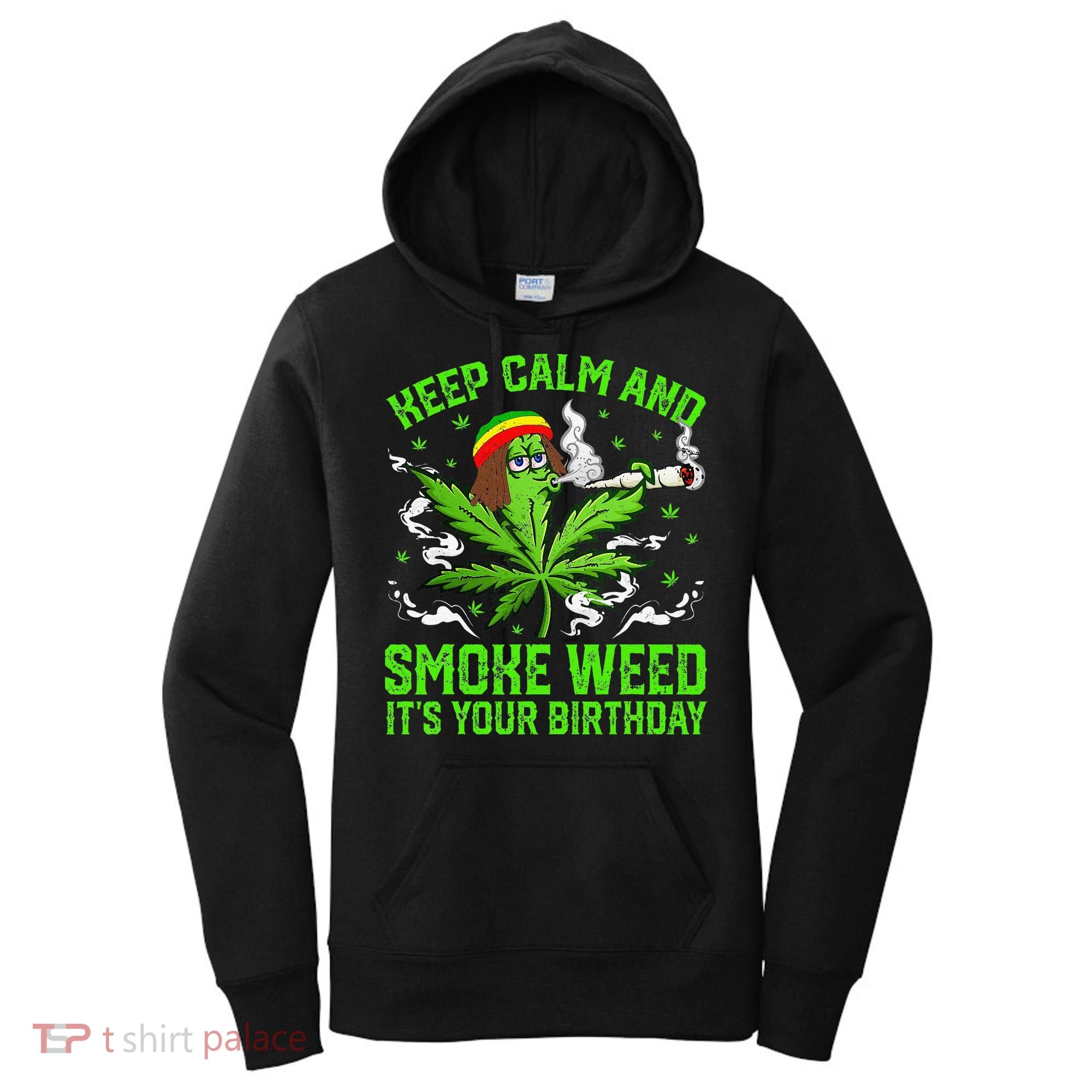 Marijuana Smoker Funny Weed Birthday Party Cannabis Stoner Women's Hoodie