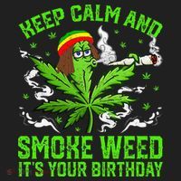 Marijuana Smoker Funny Weed Birthday Party Cannabis Stoner Hat thumb 2