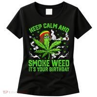 Marijuana Smoker Funny Weed Birthday Party Cannabis Stoner Women's T-Shirt thumb 0