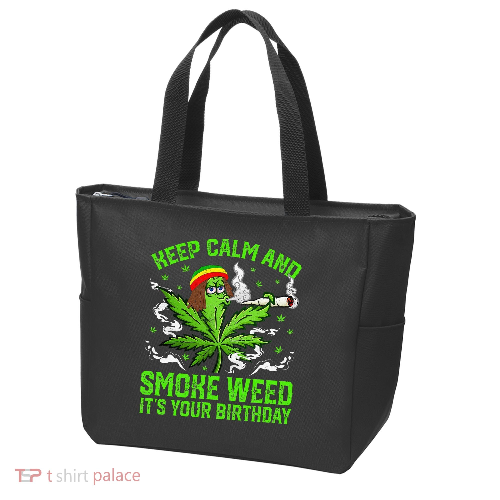 Marijuana Smoker Funny Weed Birthday Party Cannabis Stoner Tote Bag