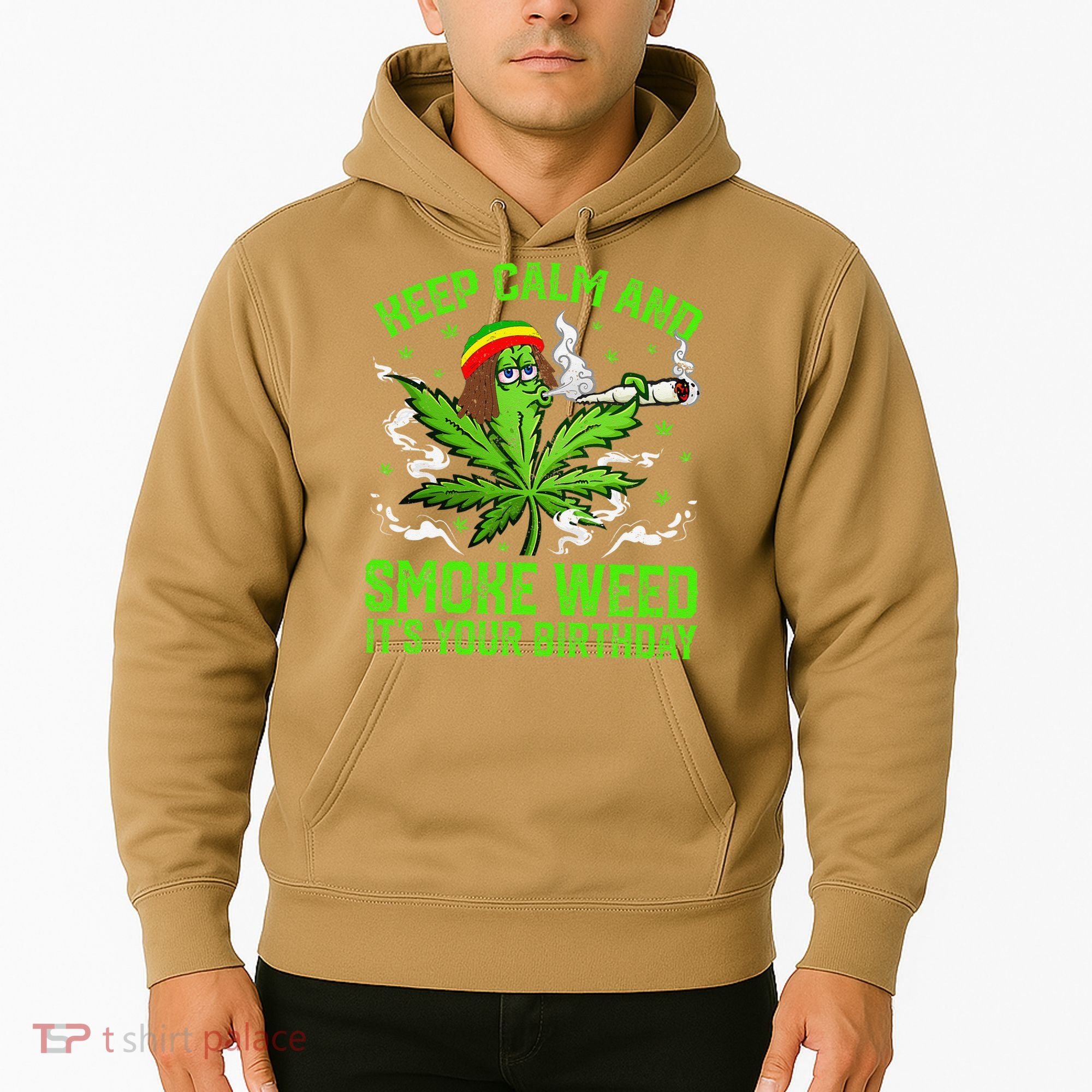 Marijuana Smoker Funny Weed Birthday Party Cannabis Stoner Hoodie