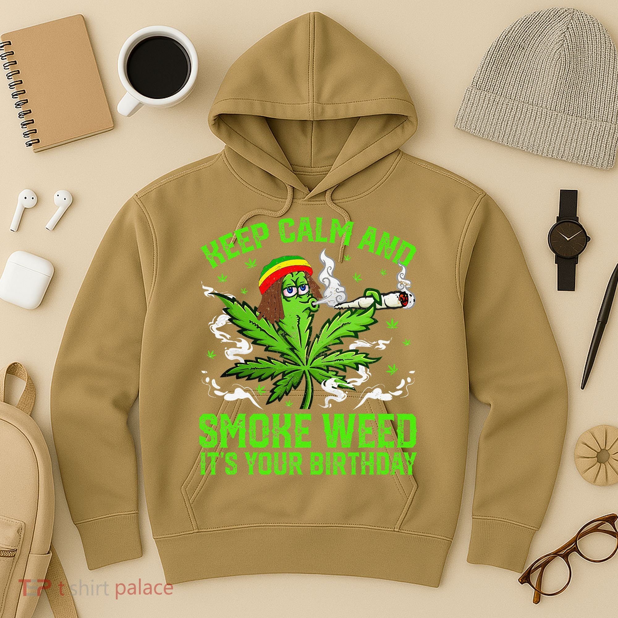 Marijuana Smoker Funny Weed Birthday Party Cannabis Stoner Hoodie