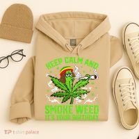 Marijuana Smoker Funny Weed Birthday Party Cannabis Stoner Hoodie thumb 4