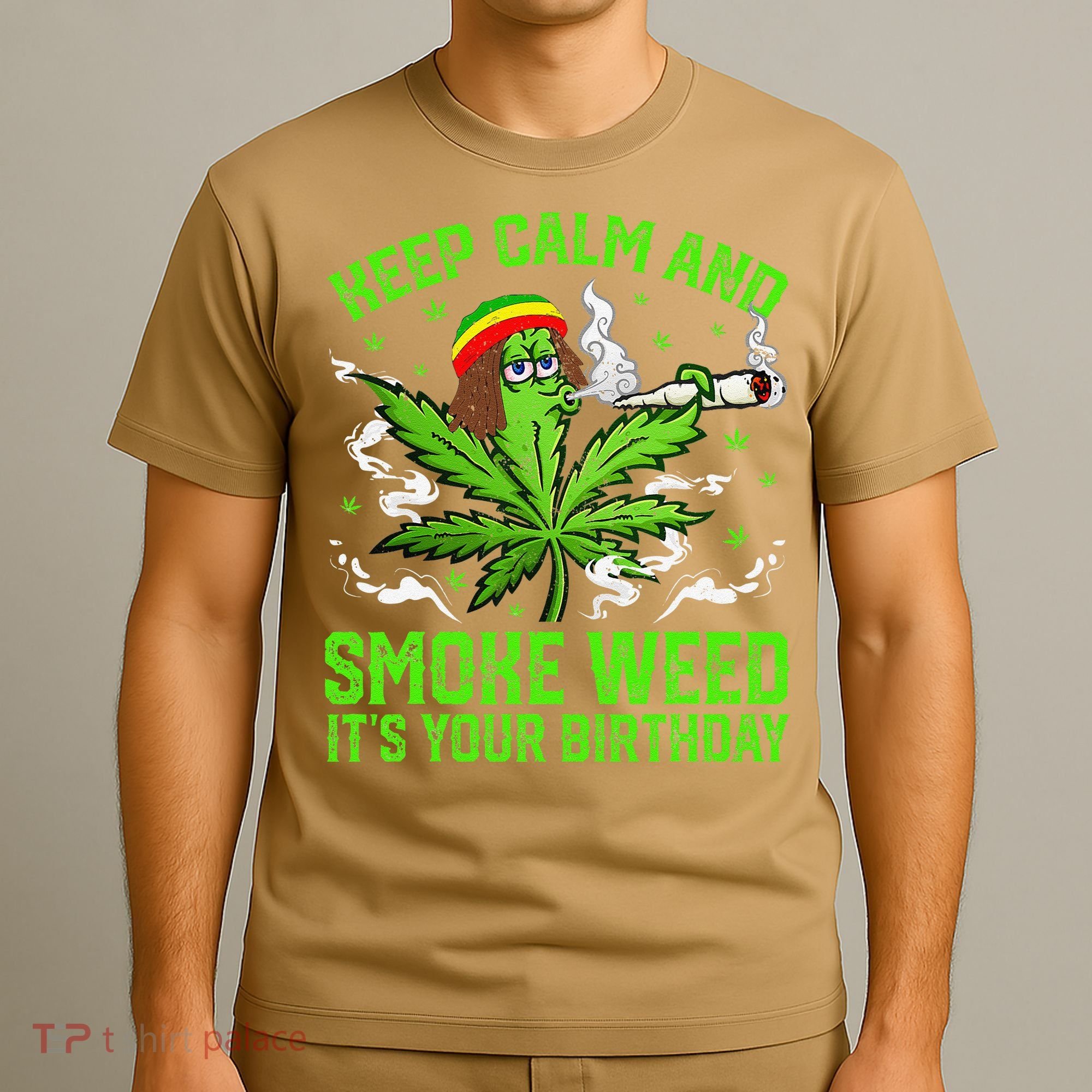 Marijuana Smoker Funny Weed Birthday Party Cannabis Stoner T-Shirt