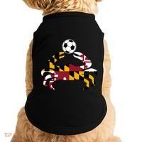 Maryland State Flag Blue Crab Pride With Soccer Ball Doggie Tank thumb 0