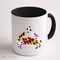 Maryland State Flag Blue Crab Pride With Soccer Ball Coffee Mug thumb 1