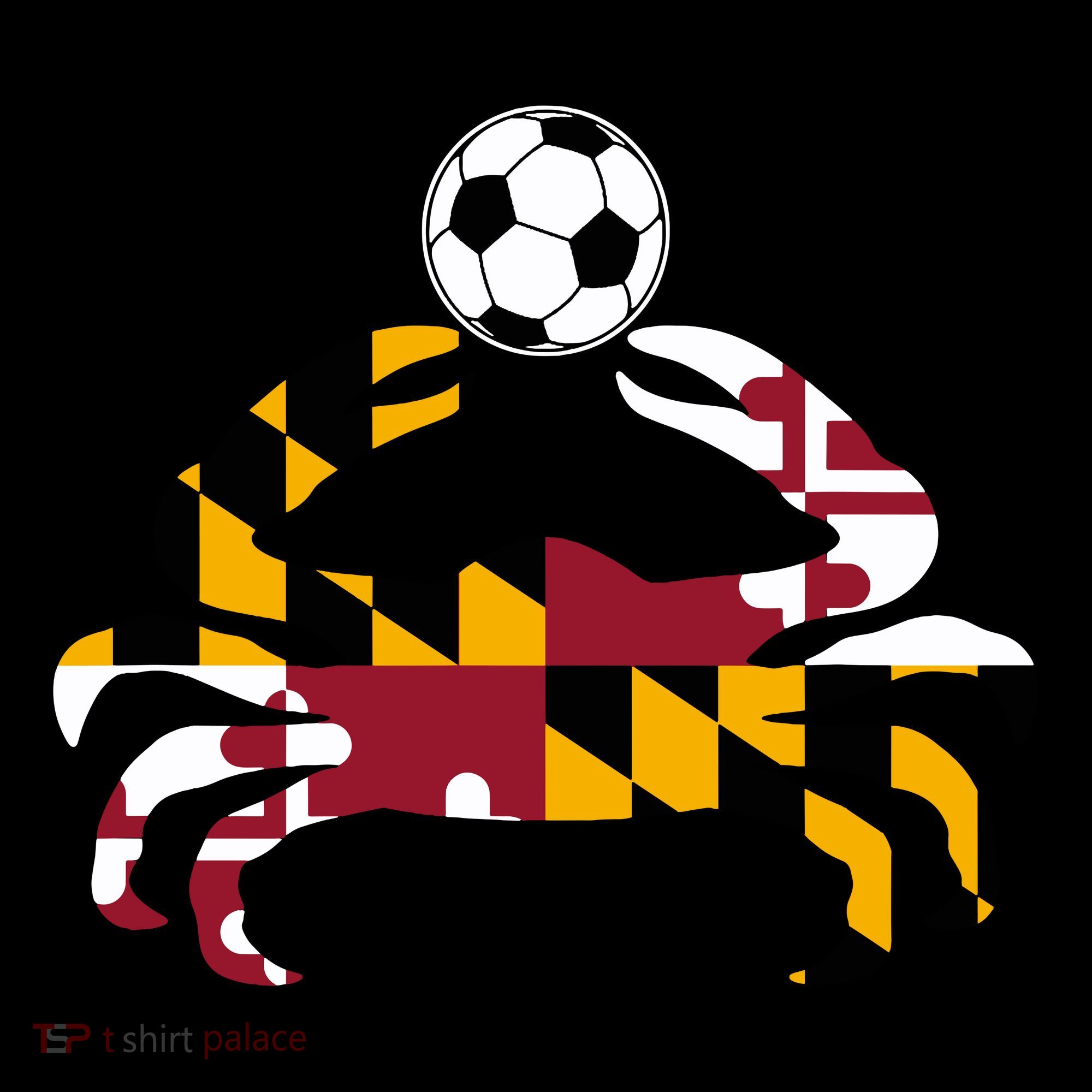 Maryland State Flag Blue Crab Pride With Soccer Ball Coffee Mug