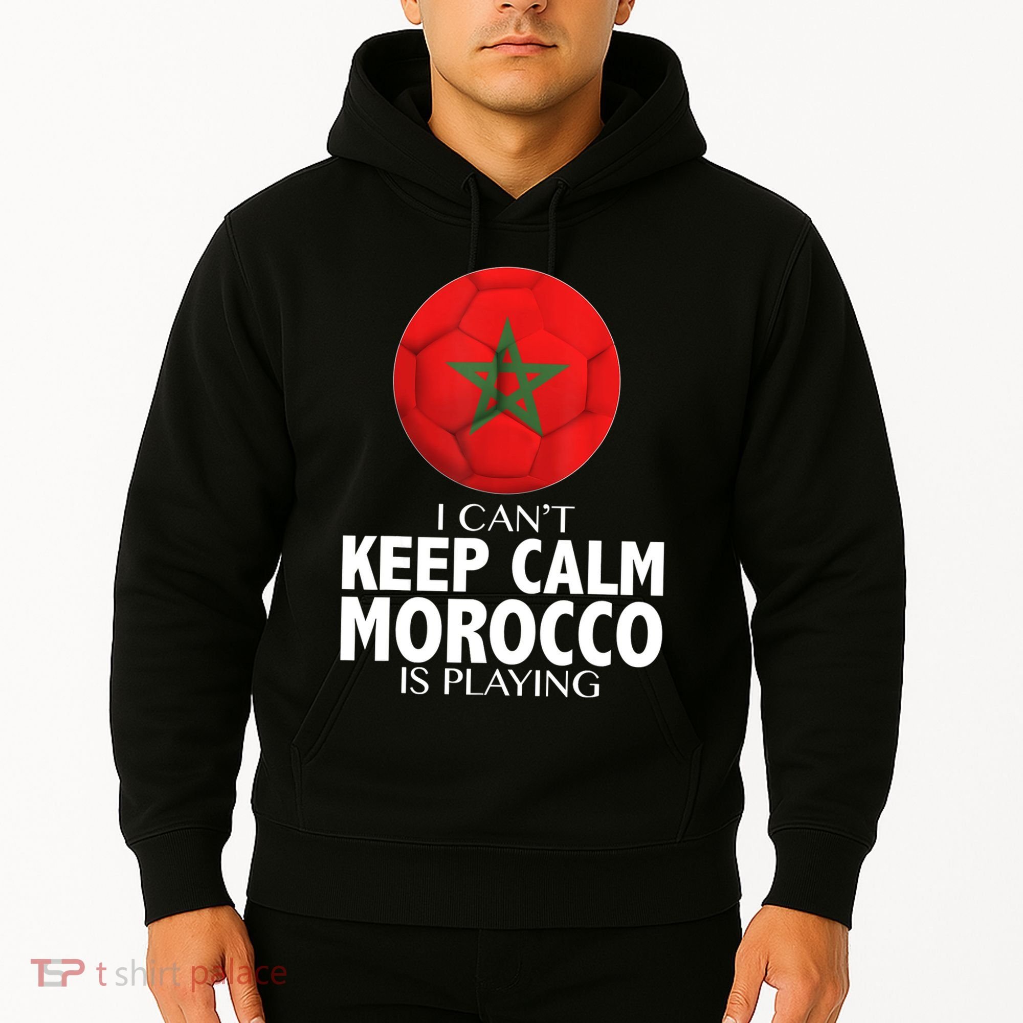 Morocco Soccer Football I Can't Keep Calm Morocco Is Playing Hoodie