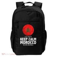 Morocco Soccer Football I Can't Keep Calm Morocco Is Playing Backpack thumb 0