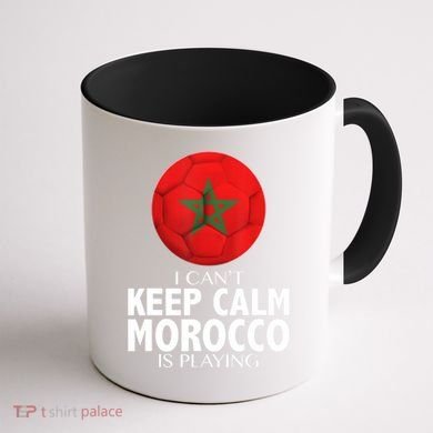 Morocco Soccer Football I Can't Keep Calm Morocco Is Playing Coffee Mug back