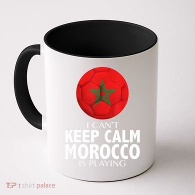 Morocco Soccer Football I Can't Keep Calm Morocco Is Playing Coffee Mug