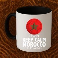 Morocco Soccer Football I Can't Keep Calm Morocco Is Playing Coffee Mug thumb 2